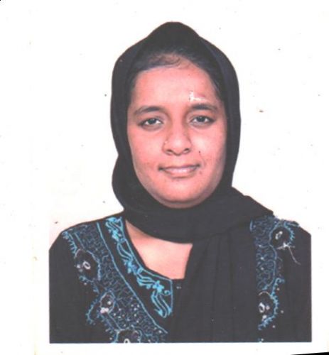 Faculty YASMIN HABIB S - office assistance at BPR Colleges